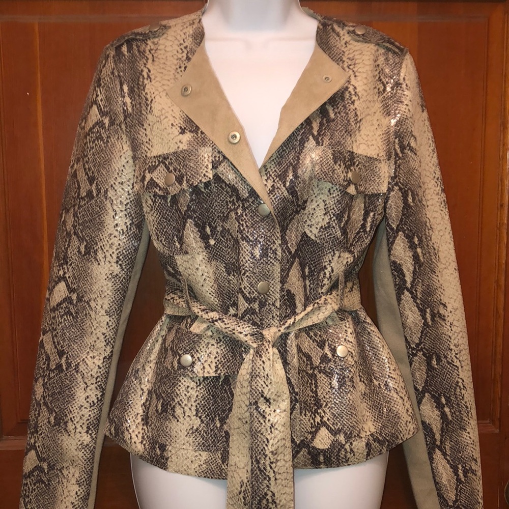 Guess Marciano Adellina faux snakeskin jacket